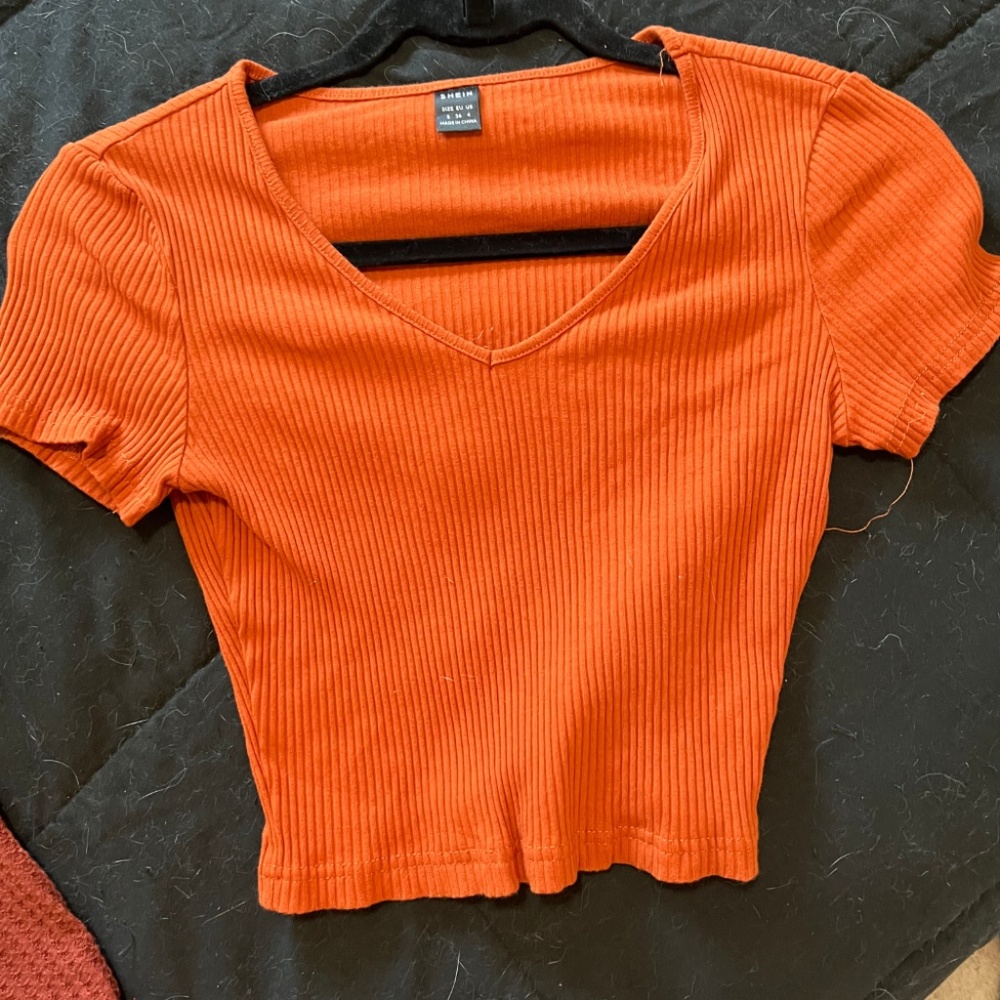 Burnt Orange Crop Top